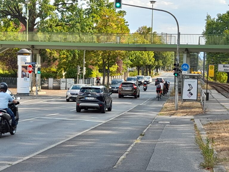 Mehr Sicherheit im Radverkehr aus Klotzsche ins Zentrum